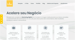 Desktop Screenshot of agenciatribo.com.br