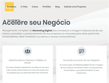 Tablet Screenshot of agenciatribo.com.br